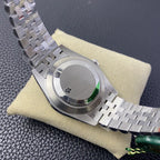 DATEJUST 41MM SMOOTH BEZEL GREY DIAL JUBILEE BRACELET