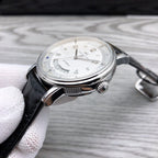 DAVINCI AUTOMATIC STAINLESS STEEL LEATHER